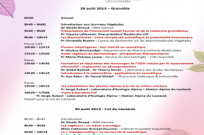 Programme Journées Végétales