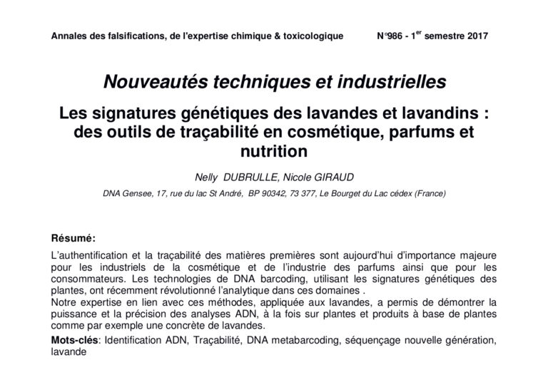 Article Lavandes